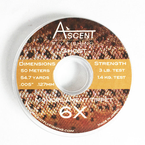 6X GHOST Monofilament Tippet
