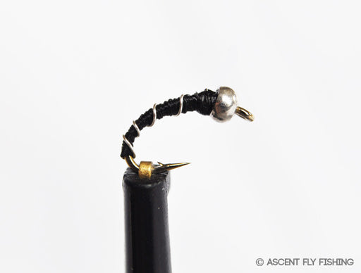 Black Beadhead Zebra Midge