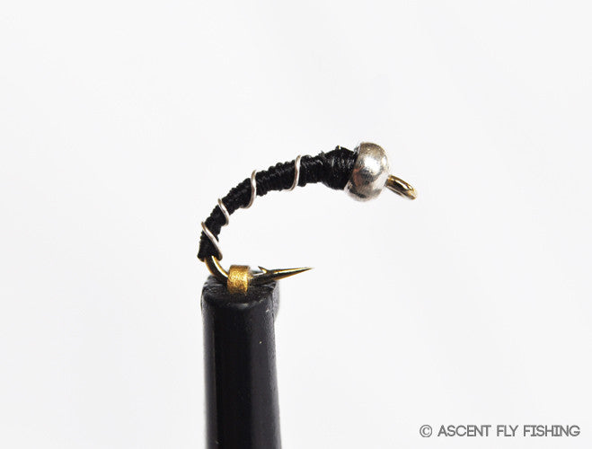 Black Beadhead Zebra Midge