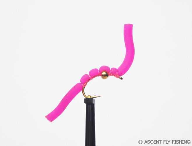 Pink Beadhead Squirmy Worm