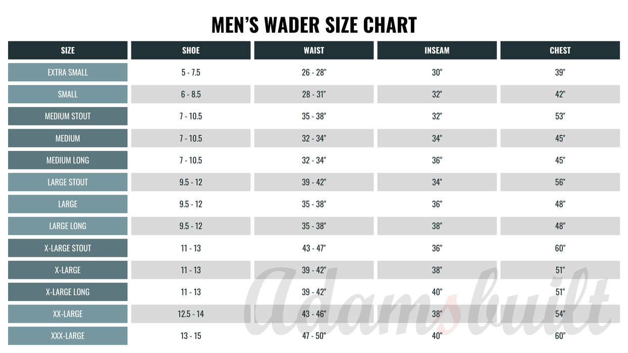 Men's Adamsbuilt Truckee River II Chest Wader