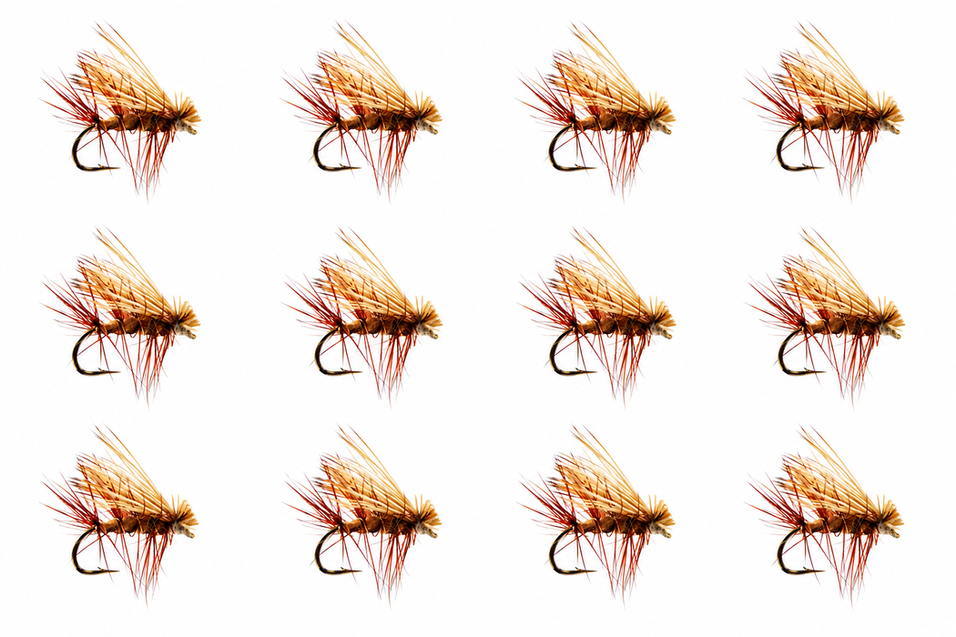 1 Dozen - Size 18 Elk Hair Caddis