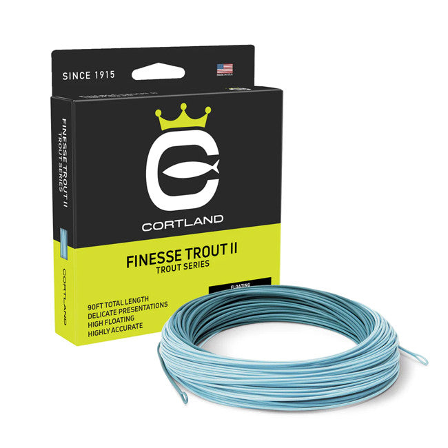 courtland 2 fly reel Cortland Trout Series Finesse Trout II Line WF4F Easy to change the null:null Application_Drifting Rod Holders Fishing Rod