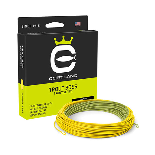 Cortland Trout Boss Fly Line - Green/Yellow