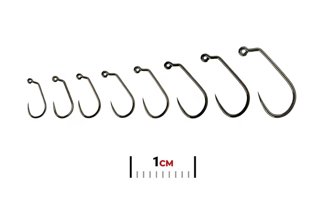FULLINGMILL Jig Force Black Nickel Barbless FM50 45
