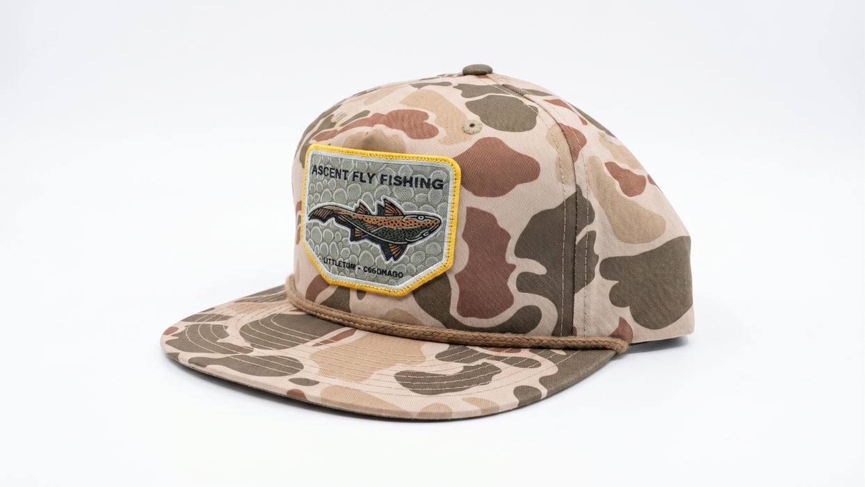 Ascent Fly Fishing Heritage Duck Camo Rope Hat