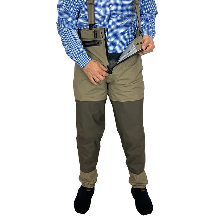 Paramount Slate Zippered Waist High Guide Pant