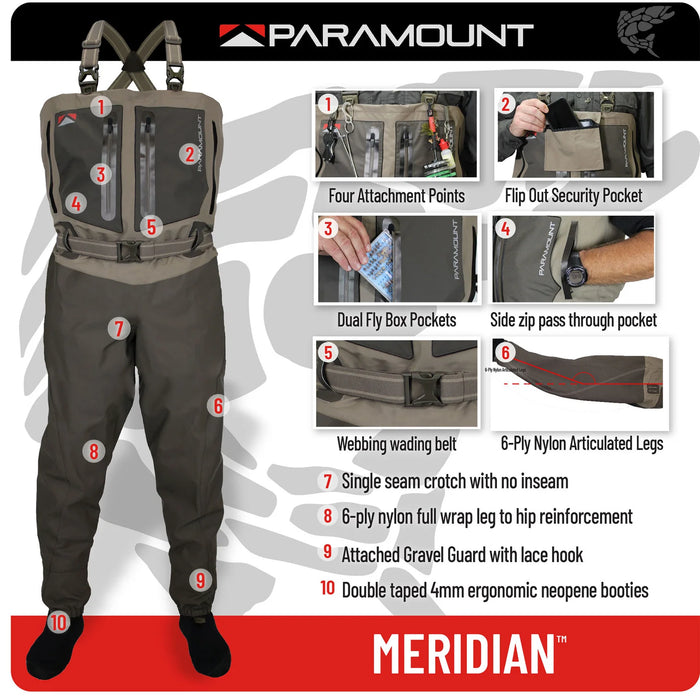 Paramount Outdoors Meridian Chest Wader