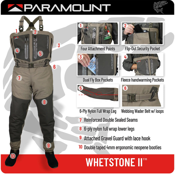 Paramount Outdoors Whetstone II Chest Wader