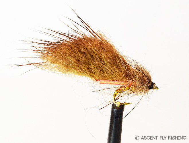 Mini Leech Fly Pattern- Rust