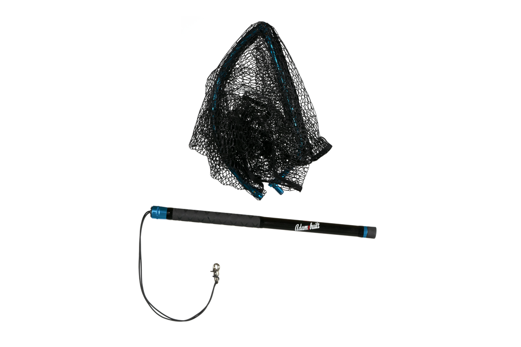 Adamsbuilt Aluminum Extendable Tri-Fold Flats Boat Net