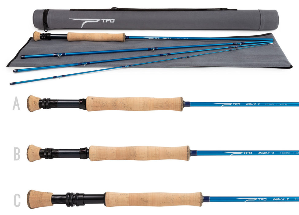 TFO Axiom 2-X Series Fly Fishing Rod w/Case