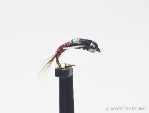 Red & Black Beadhead Juju Baetis