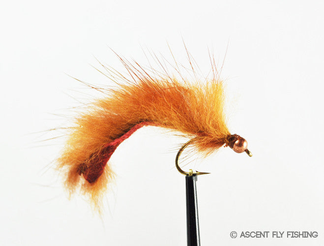 Rust Beadhead Pine Squirrel Leech