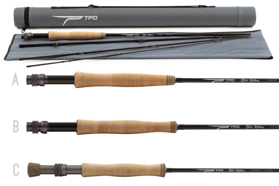 TFO Blue Ribbon Series Fly Fishing Rod w/Case