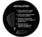 Korkers XTRA-BITE Carbide Screw-in Cleats