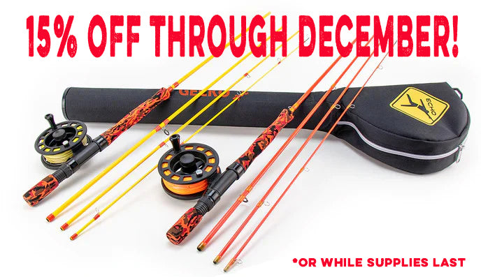 Echo Gecko Trout Kids Fly Rod Outfit