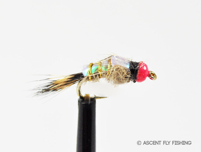 Hot Pink Beadhead Flashback Hare's Ear — Ascent Fly Fishing