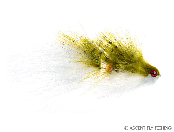 T & A Bunker Articulated Streamer - Olive