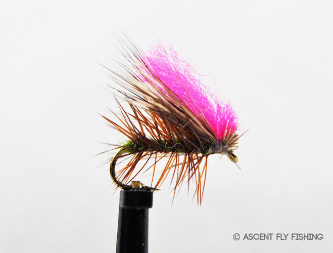 Olive Hi-Vis Elk Hair Caddis