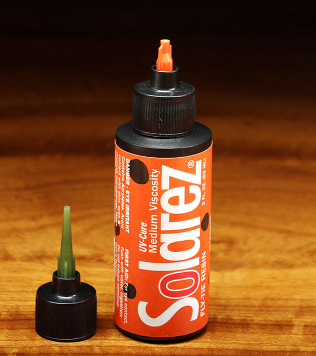 HARELINE Solarez Fly Tie Medium Formula 2.0 Oz Bottle