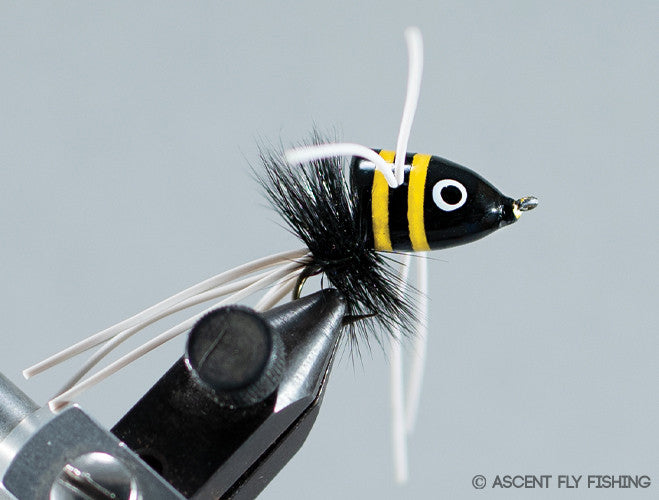 Walt's Small Slider - Black & Yellow Stripped