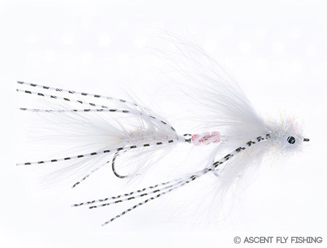 Circus Peanut Articulated Streamer - White