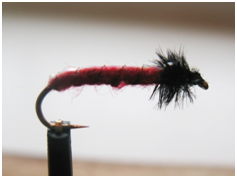 Improvised Chironomid or worm pattern